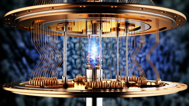 Superconducting quantum computing chip